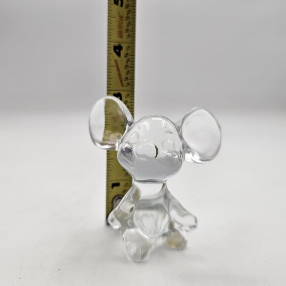 Vintage Fenton Glass Mouse Figurine Paperweight Clear 3 in SEE DESCRIPTION - Picture 10 of 10